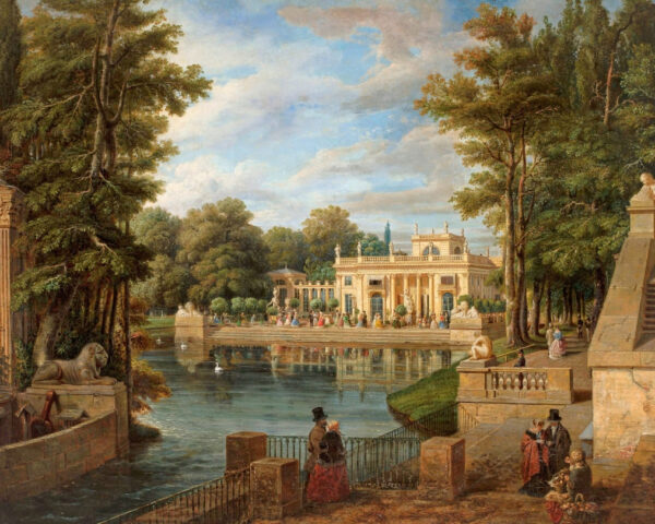 Vista do Palácio Lazienki