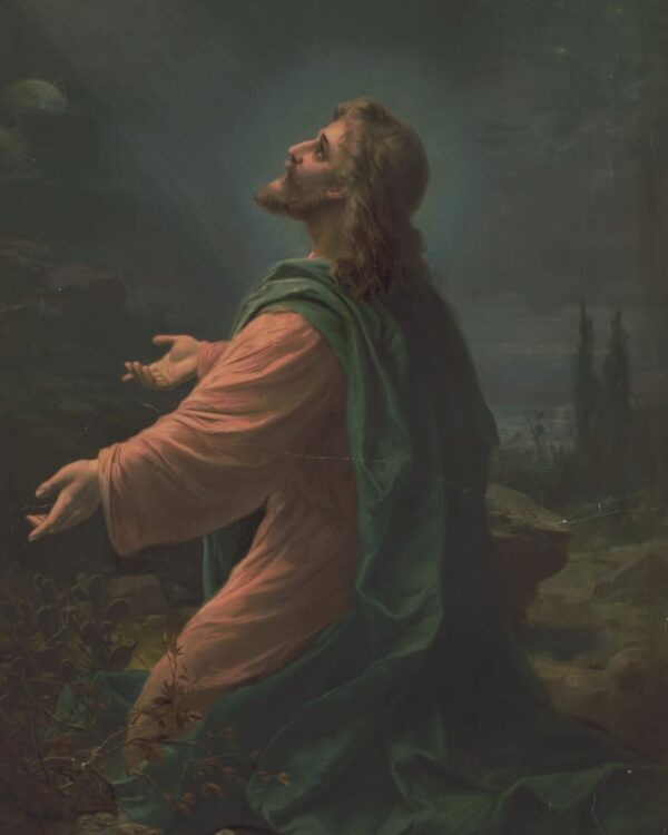 Cristo no monte das oliveiras