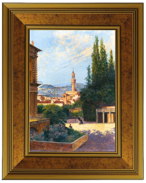 Uma vista do Palácio Vecchio