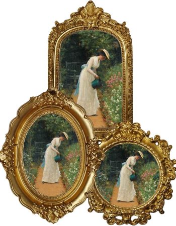 Quadro de parede e porta-retrato vintage - Jardim de minha senhora (2)