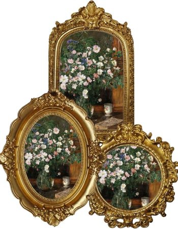 Quadro de parede e porta-retrato vintage - Rosas silvestres (2)